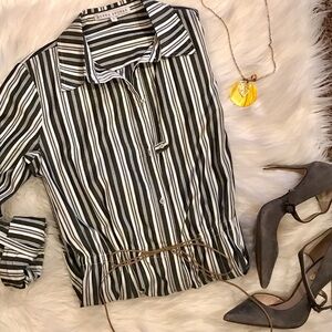 Like new Donna Degnan striped dress